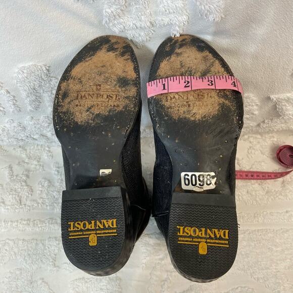 DAN POST Men's Snakeskin Leather Cowboy Boots Sz 9.5 Country Distressed Workwear - Picture 7 of 8